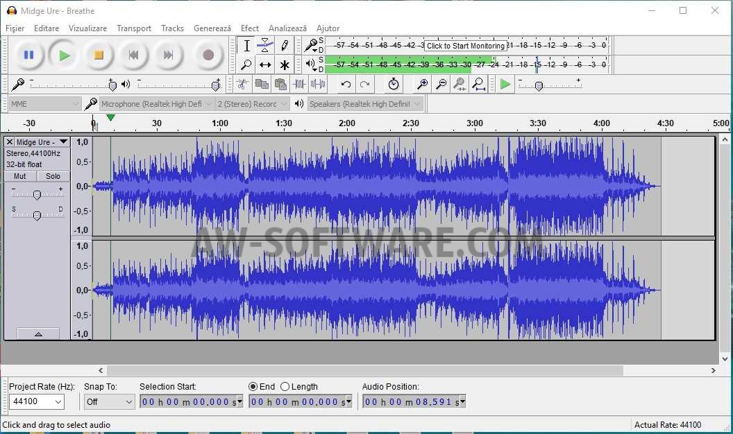 Editare Audio Muzica Program De Taiere Si Unire Melodii Mp3