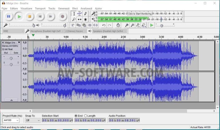 program de editat muzica gratis