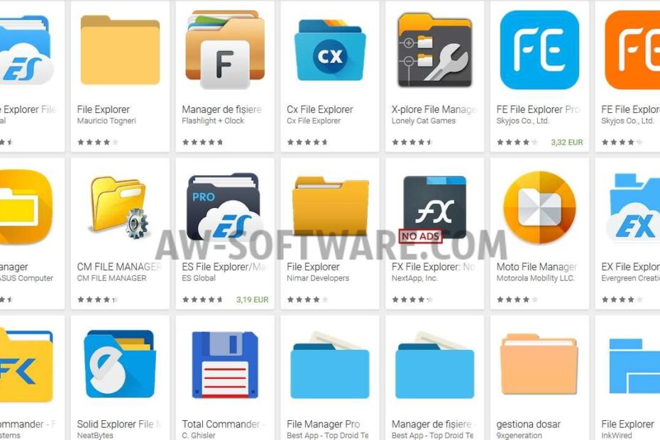 aplicatii file manager gratis pentru android