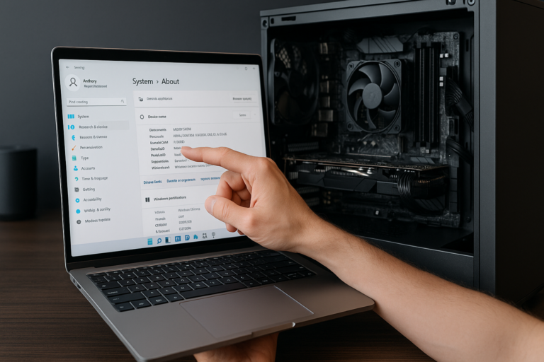 Cum afli ce componente ai în calculator sau laptop Windows